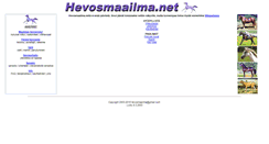 Desktop Screenshot of hevosmaailma.net